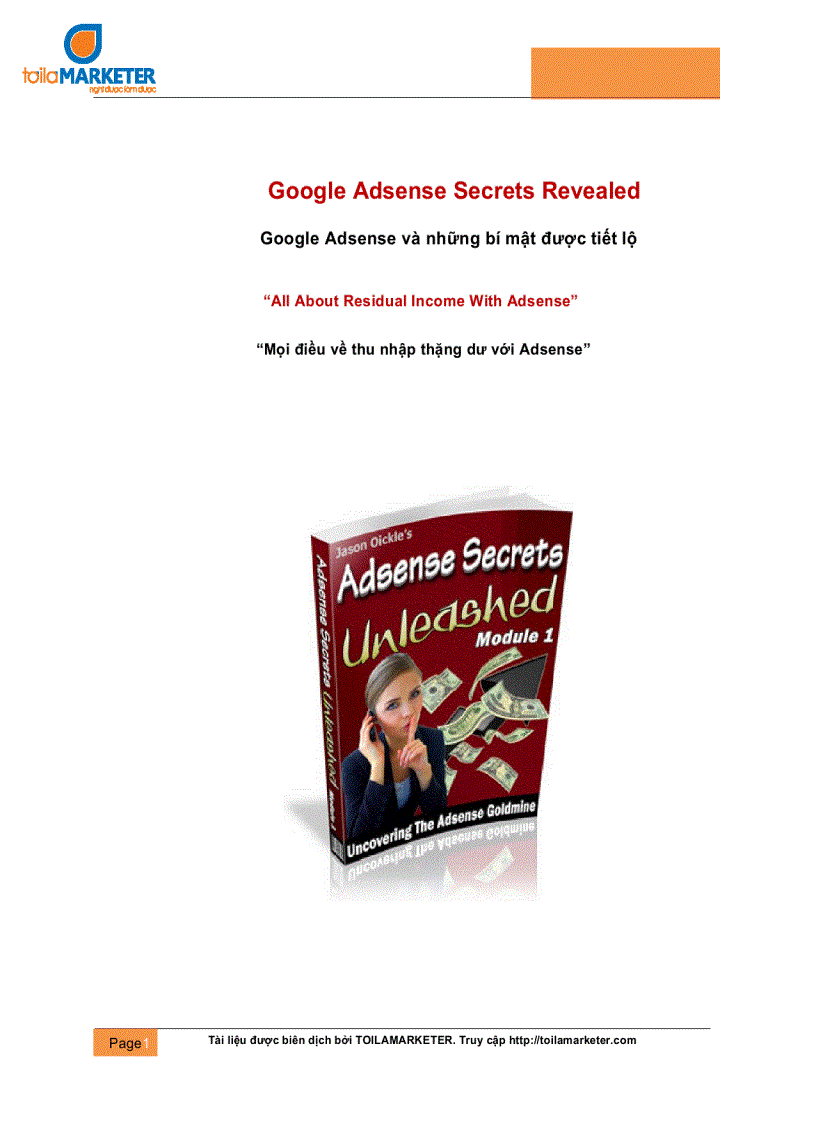 image for page Kiếm tiền với Google Adsense