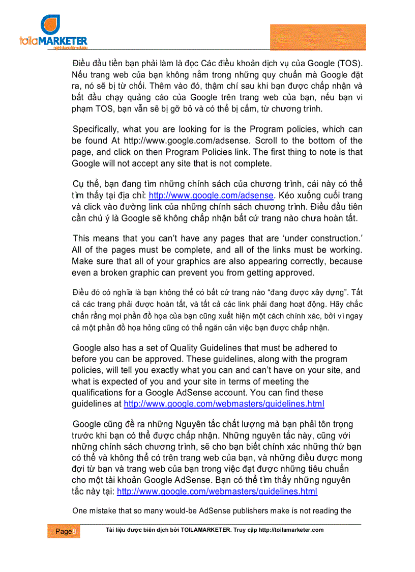 image for page Kiếm tiền với Google Adsense