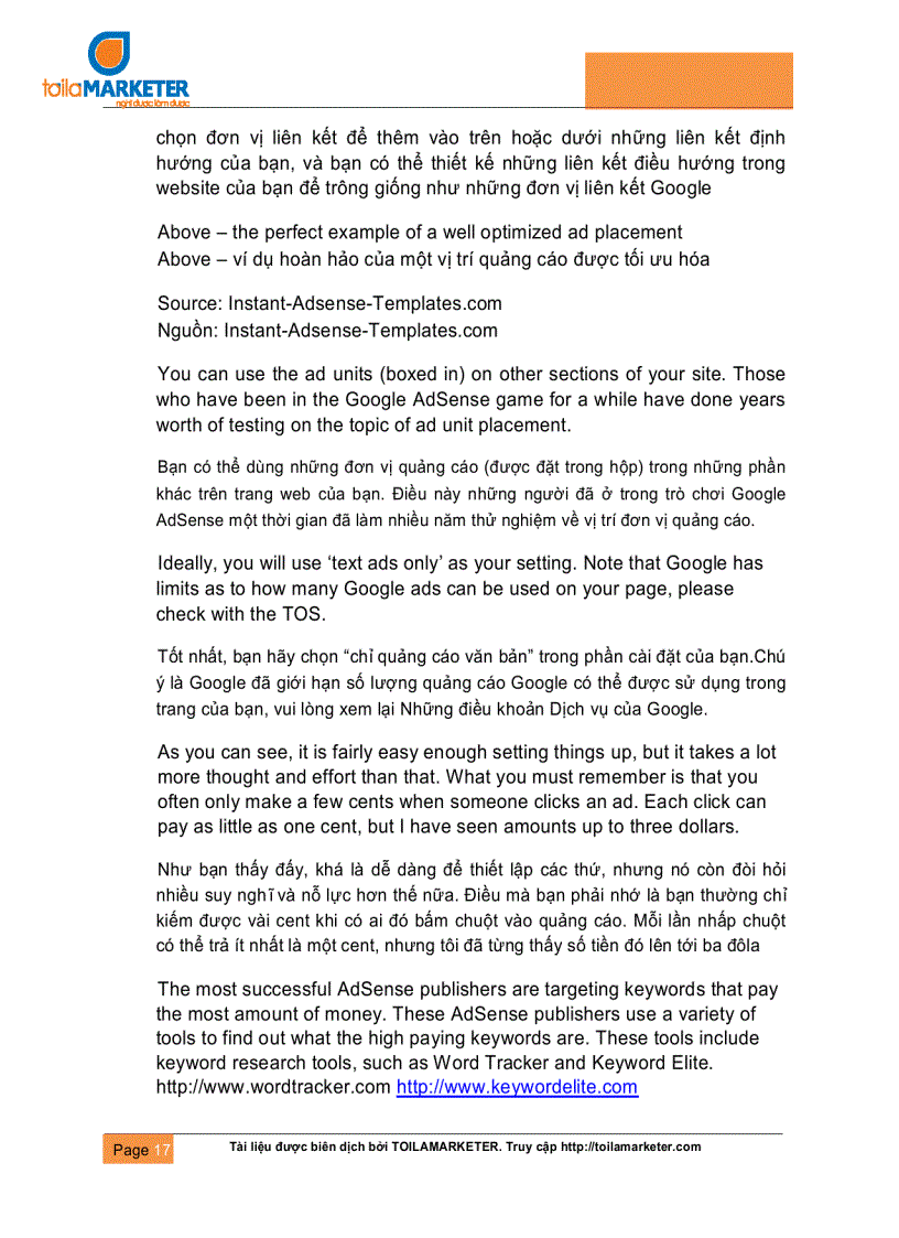 image for page Kiếm tiền với Google Adsense