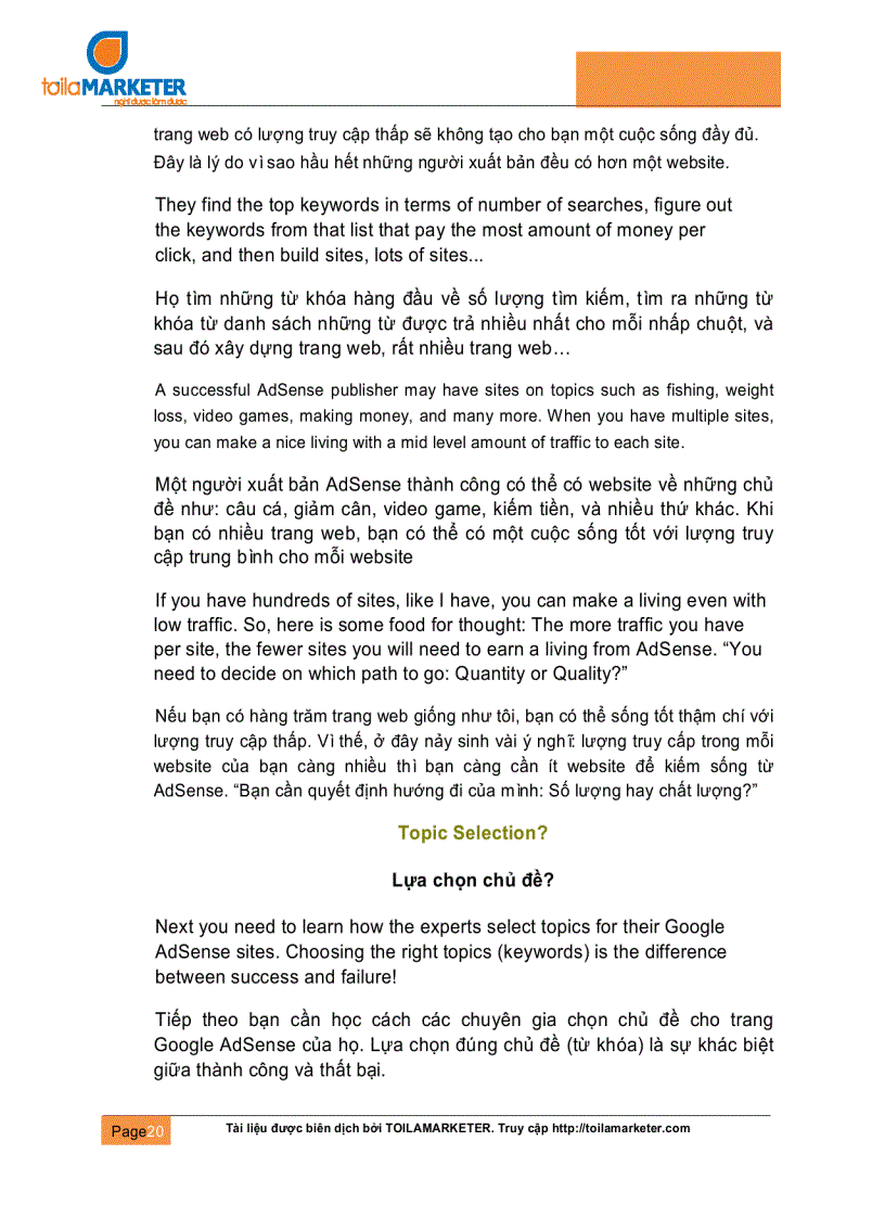 image for page Kiếm tiền với Google Adsense