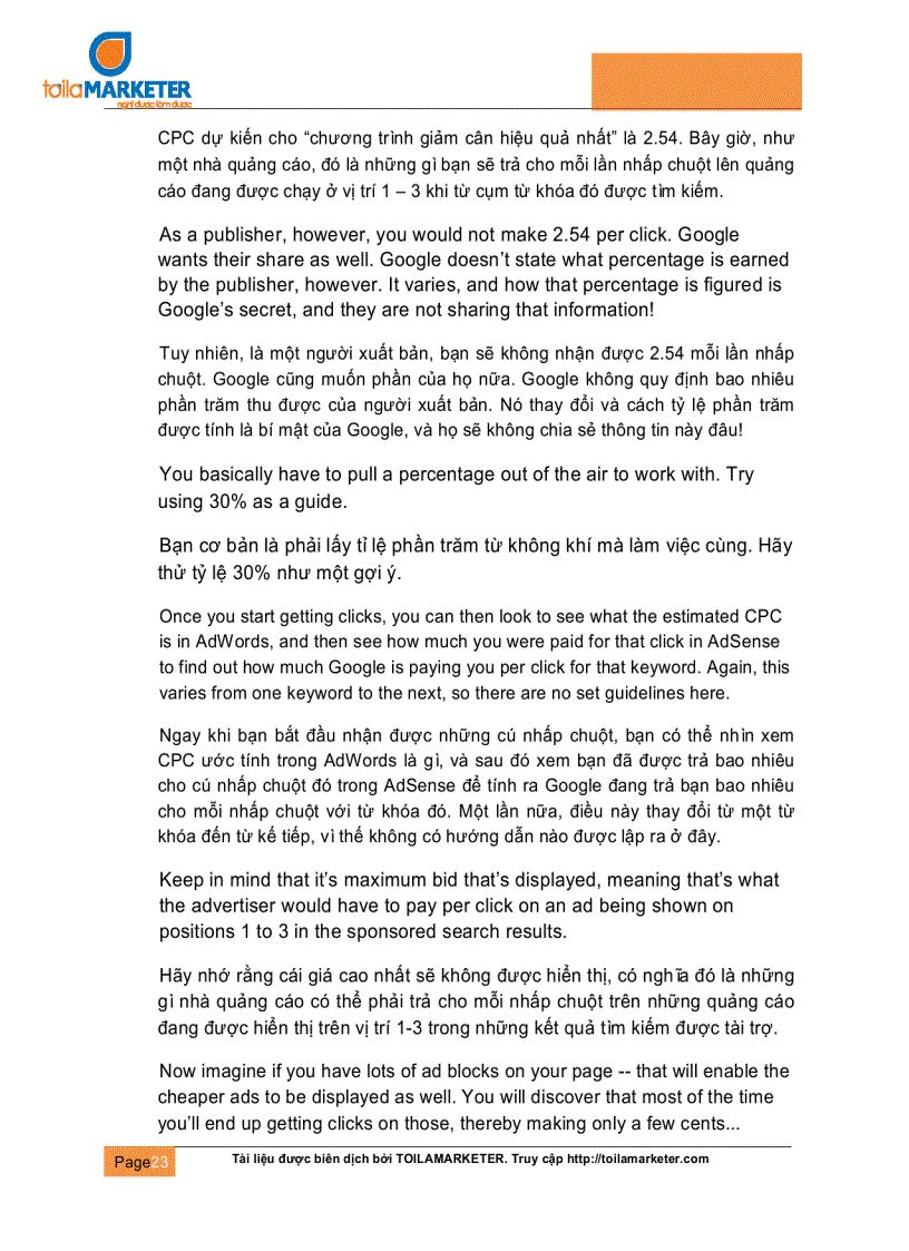 image for page Kiếm tiền với Google Adsense