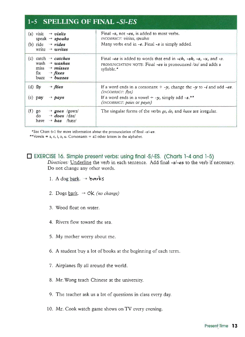 image for page Fundamentals of English Grammar Third Edition