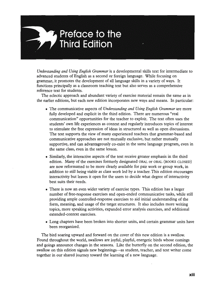 image for page Understanding and Using English Grammar Third Edition