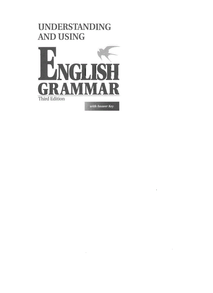 image for page Understanding and Using English Grammar Third Edition