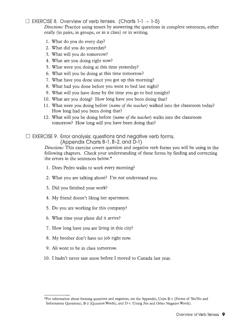 image for page Understanding and Using English Grammar Third Edition