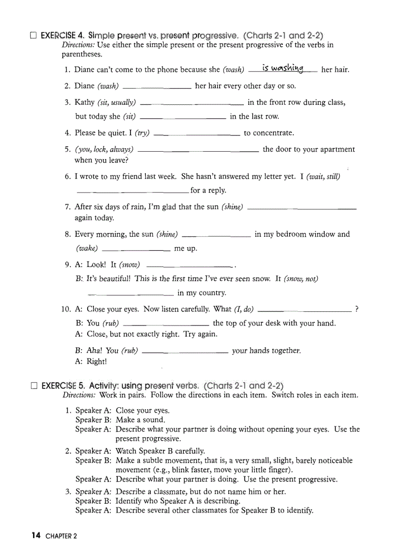 image for page Understanding and Using English Grammar Third Edition
