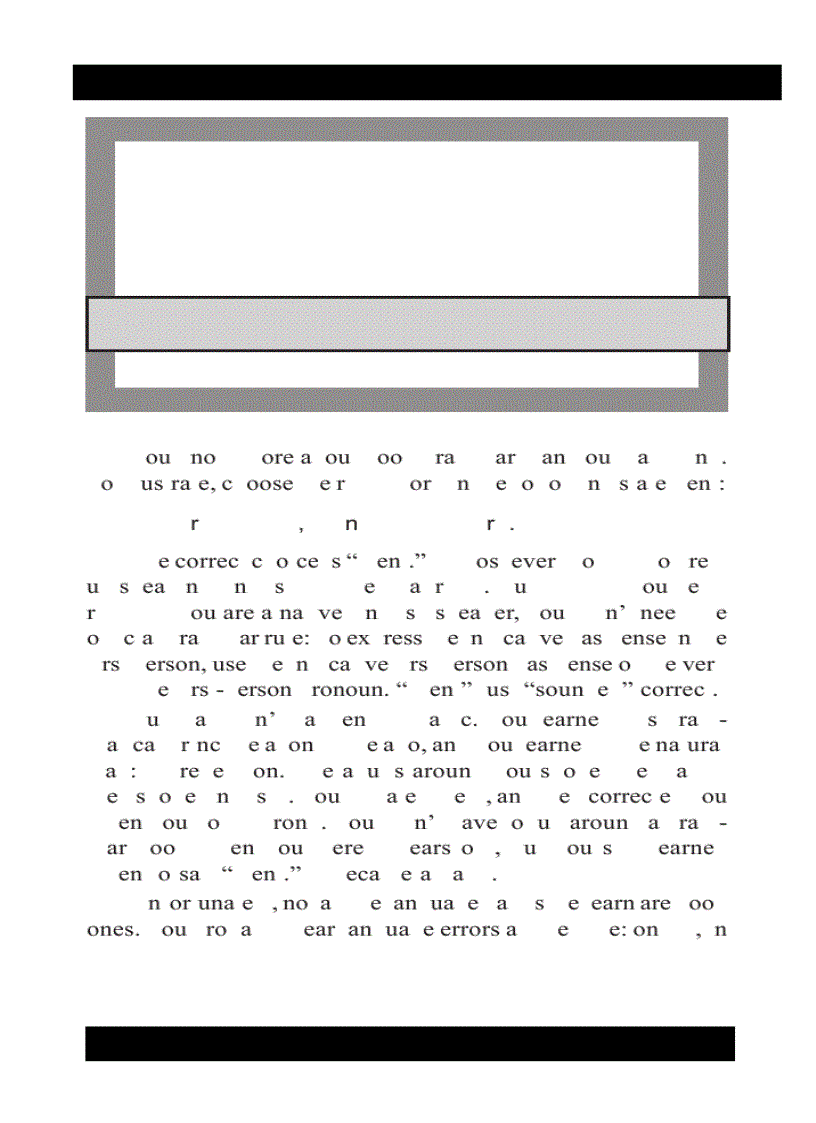 image for page When Bad Grammar Happen To Good People How to avoice common errors in English