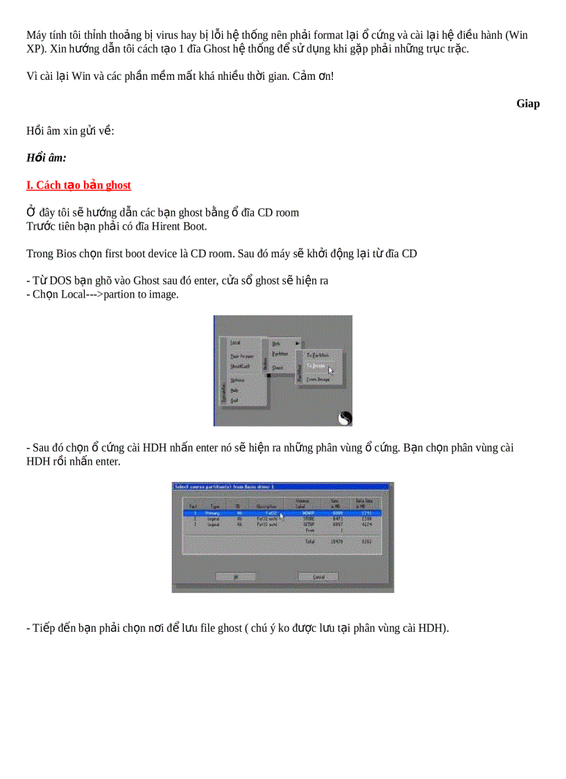 image for page Cách tạo vào ghost máy tính