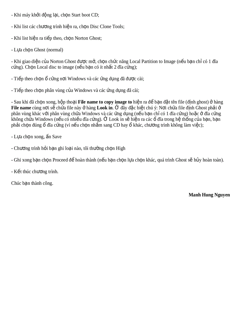 image for page Cách tạo vào ghost máy tính