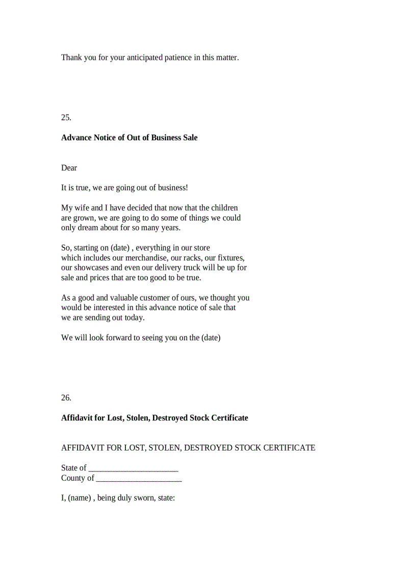 image for page 1 100 mẫu thư thương mại tiếng Anh được sắp xếp theo thứ tự chữ cái đầu