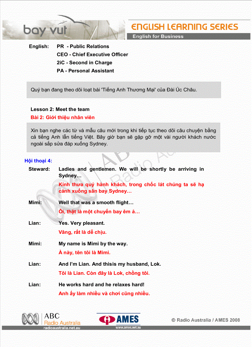 image for page Bài 2 Giới thiệu nhân viên tiếp theo 1