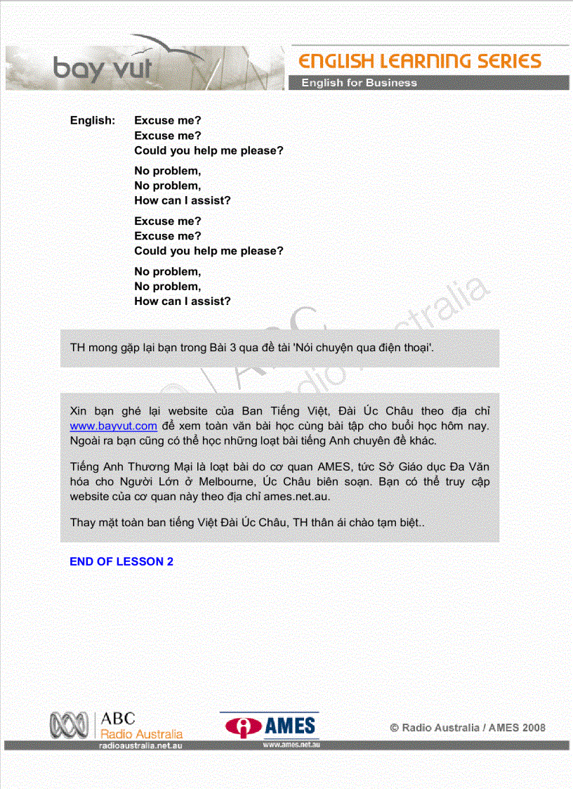 image for page Bài 2 Giới thiệu nhân viên tiếp theo 1