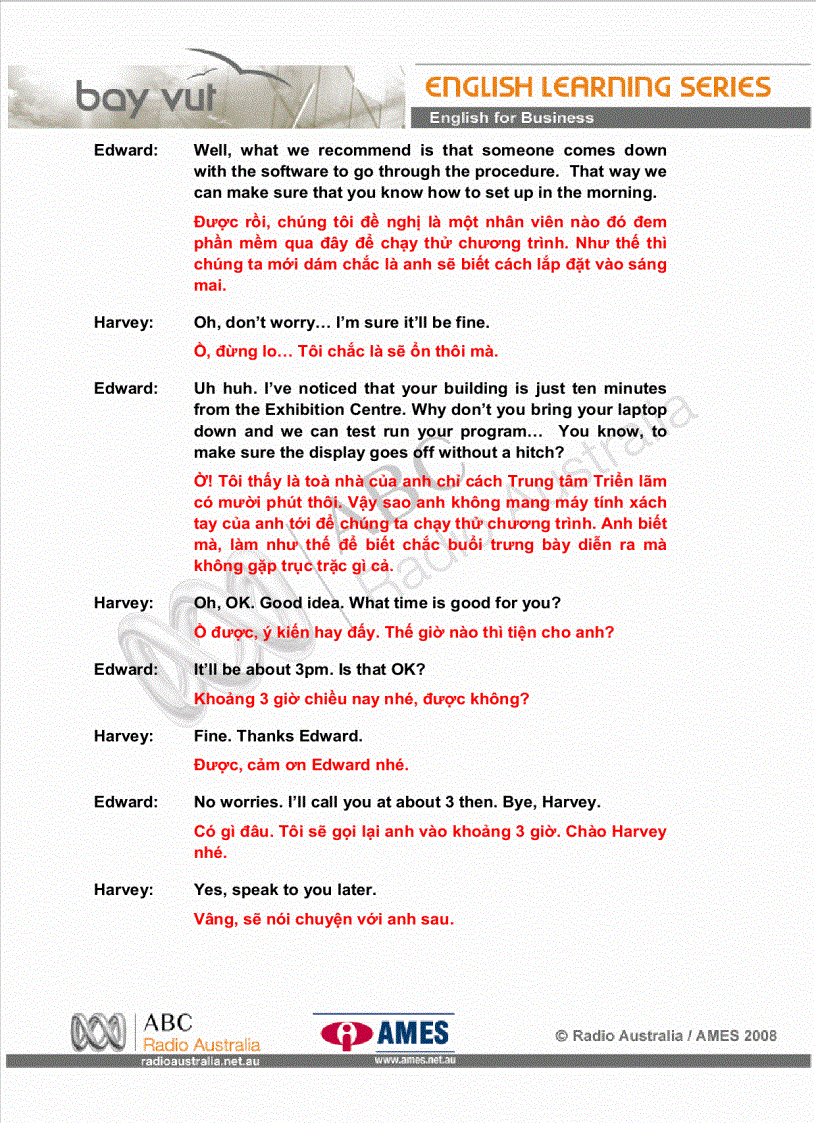 image for page Bài 4 Nói chuyện qua điện thoại tiếp theo 1