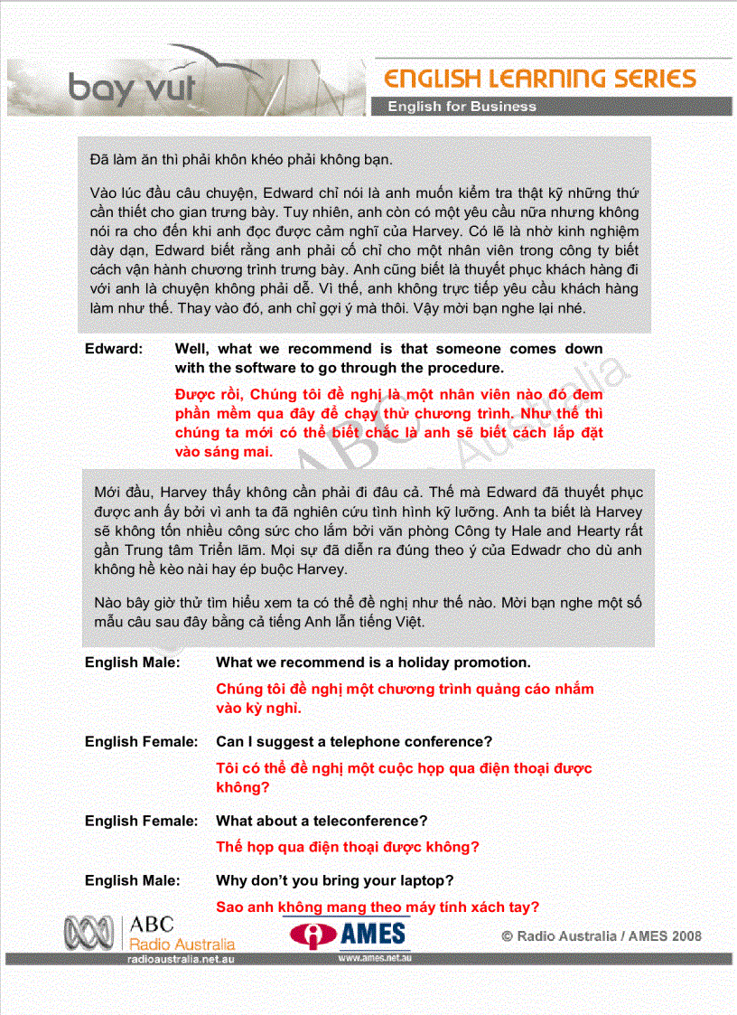 image for page Bài 4 Nói chuyện qua điện thoại tiếp theo 1