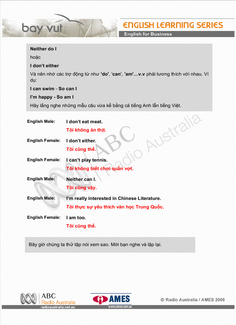 image for page Bài 6 Gặp gỡ lần đầu tiếp theo 1