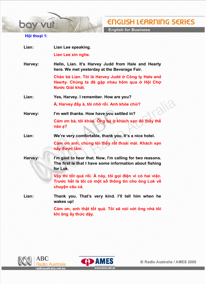 image for page Bài 7 Xúc tiến công việc 1