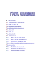 Văn phạm thi TOEFL