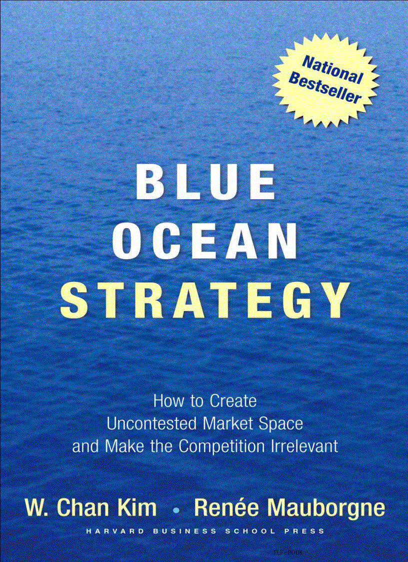 Marketing ebook Blue Ocean Strategy Chiến lược đại dương xanh