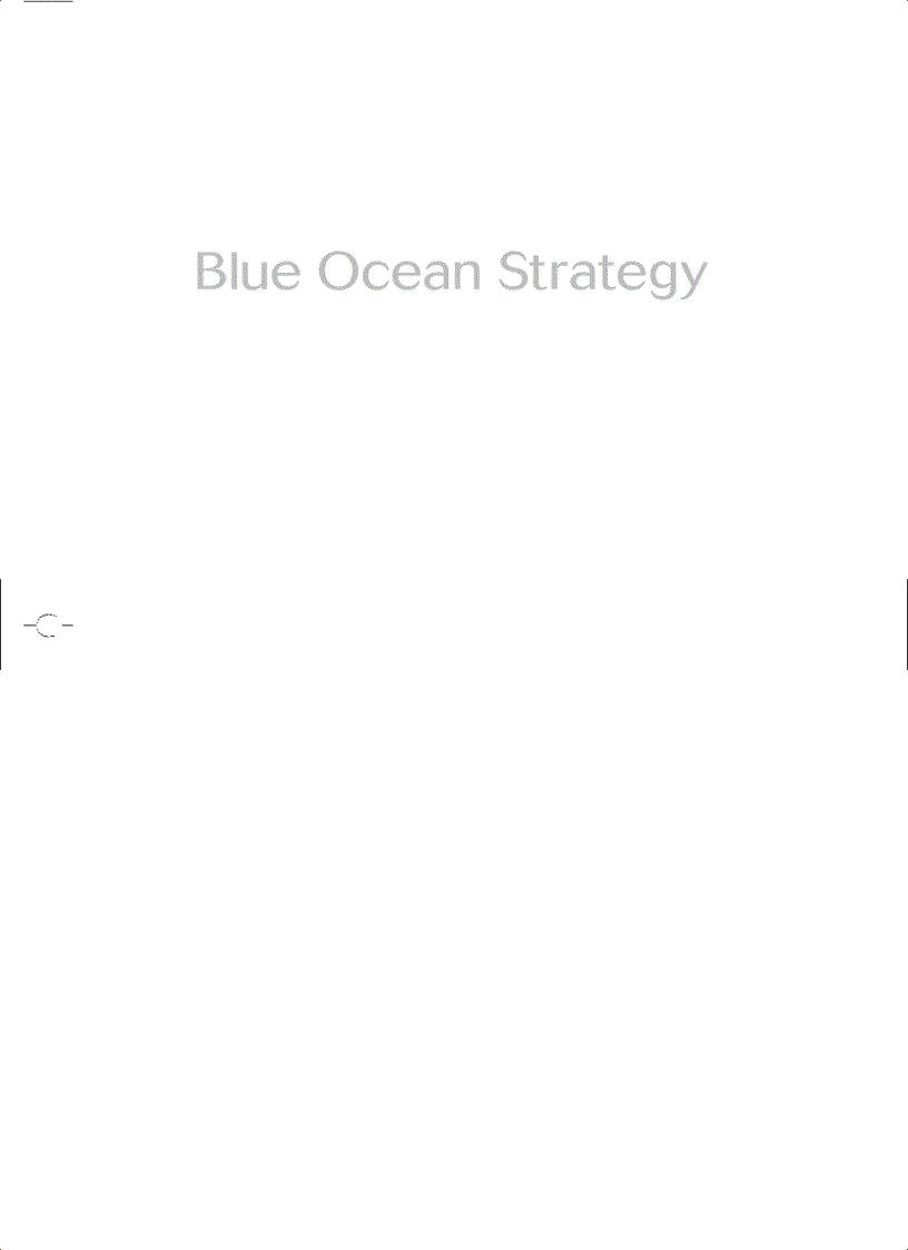 Marketing ebook Blue Ocean Strategy Chiến lược đại dương xanh