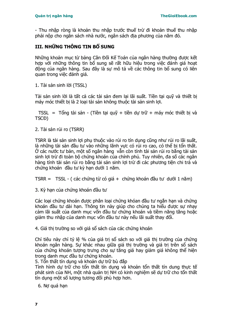 image for page Quản trị ngân hàng