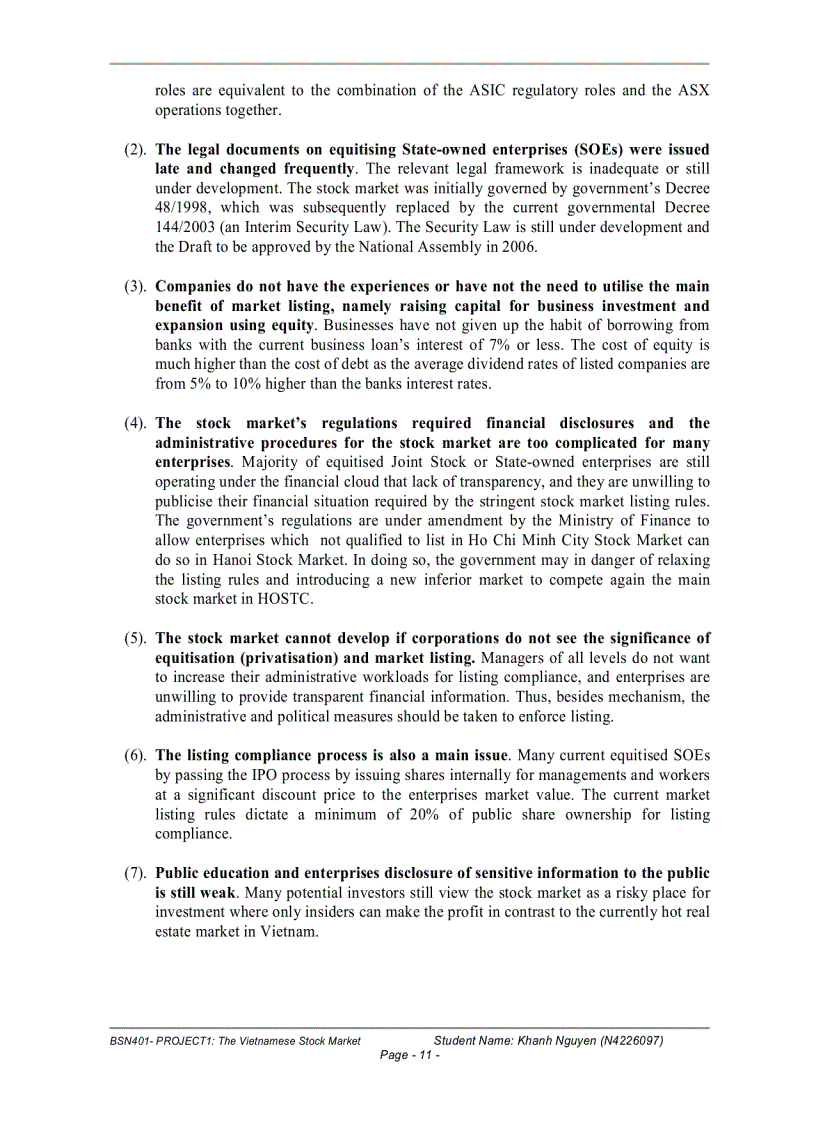 image for page The Vietnamese Stock Market