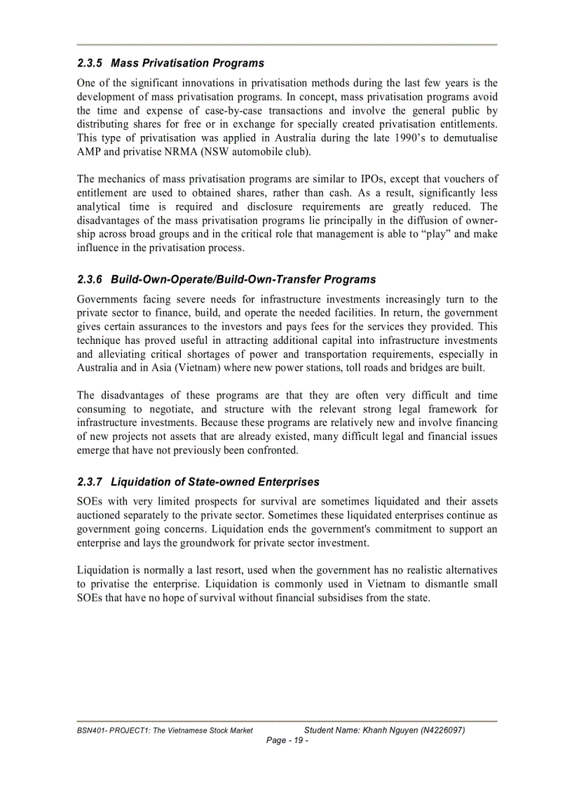 image for page The Vietnamese Stock Market