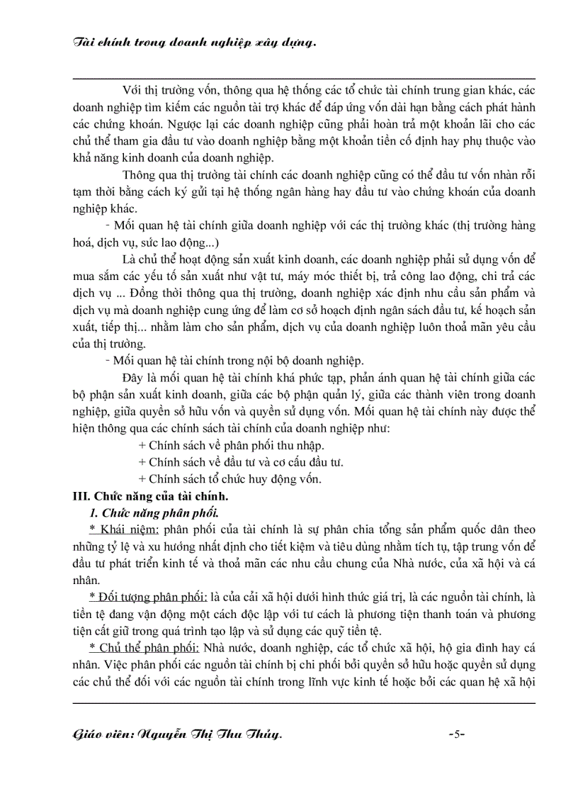 image for page Tài chính trong doanh nghiệp xây dựng