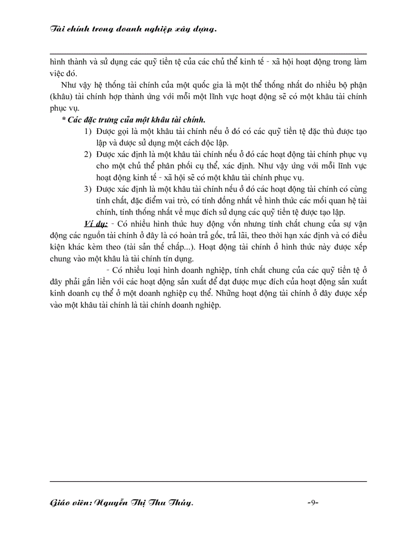 image for page Tài chính trong doanh nghiệp xây dựng