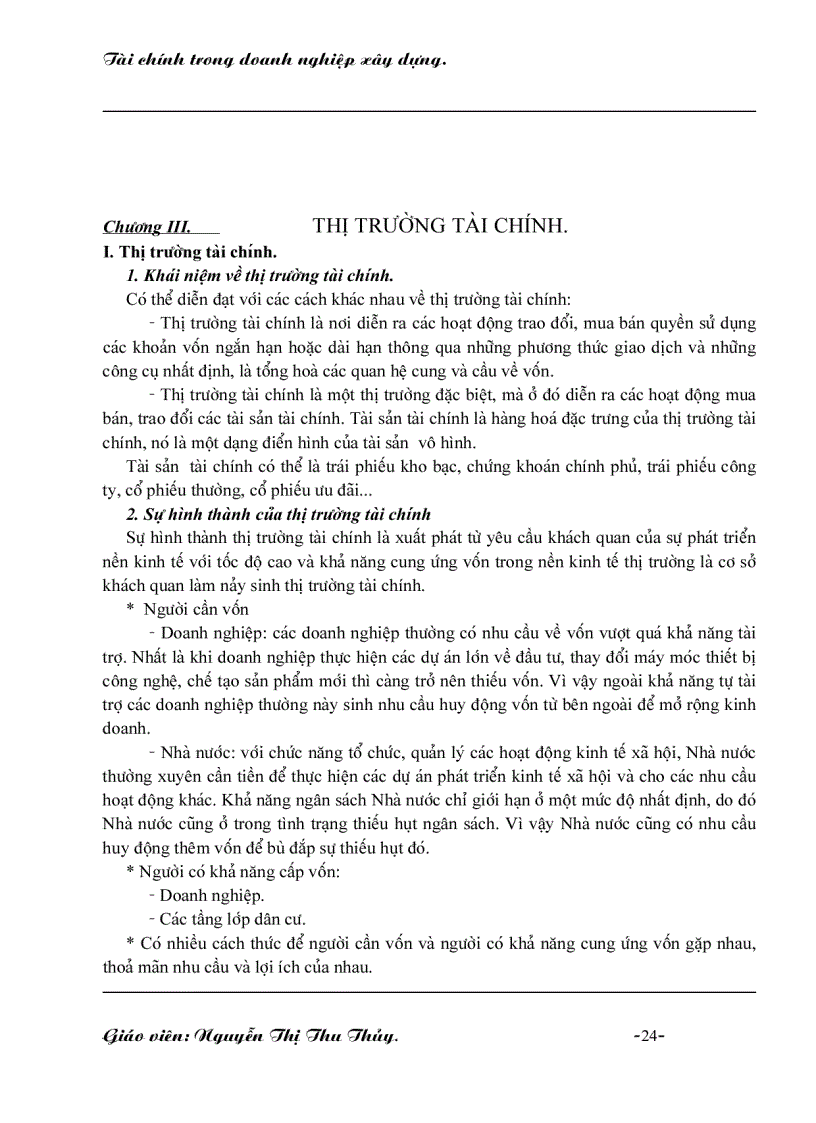 image for page Tài chính trong doanh nghiệp xây dựng