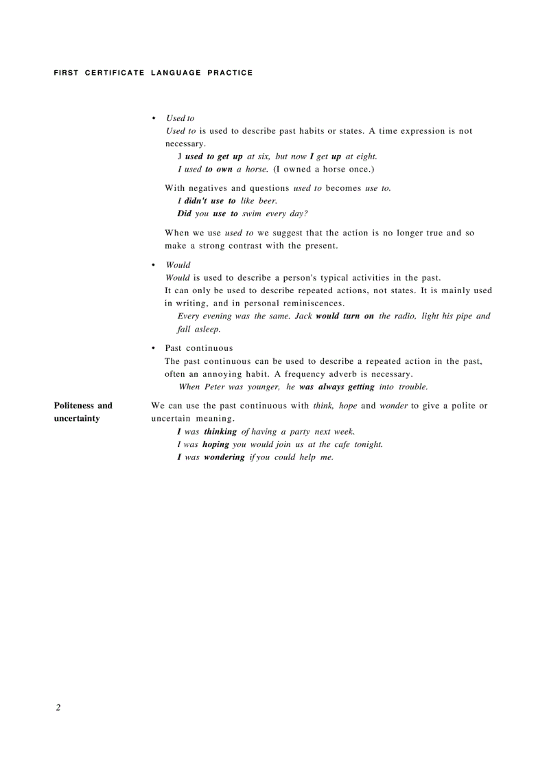 image for page First Certificate Language Practice