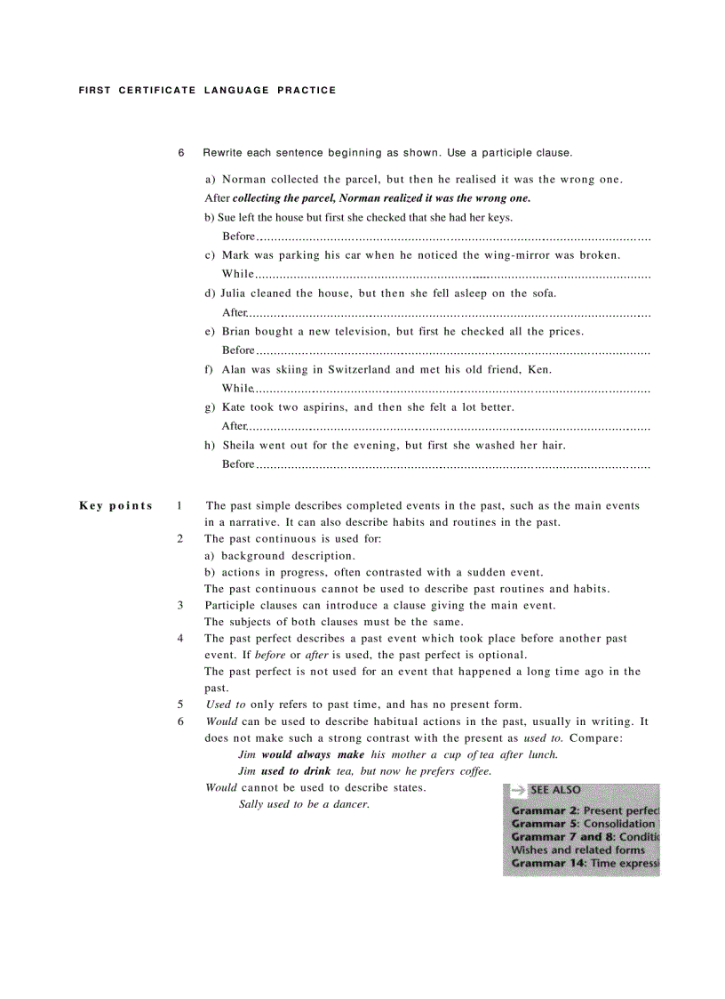 image for page First Certificate Language Practice