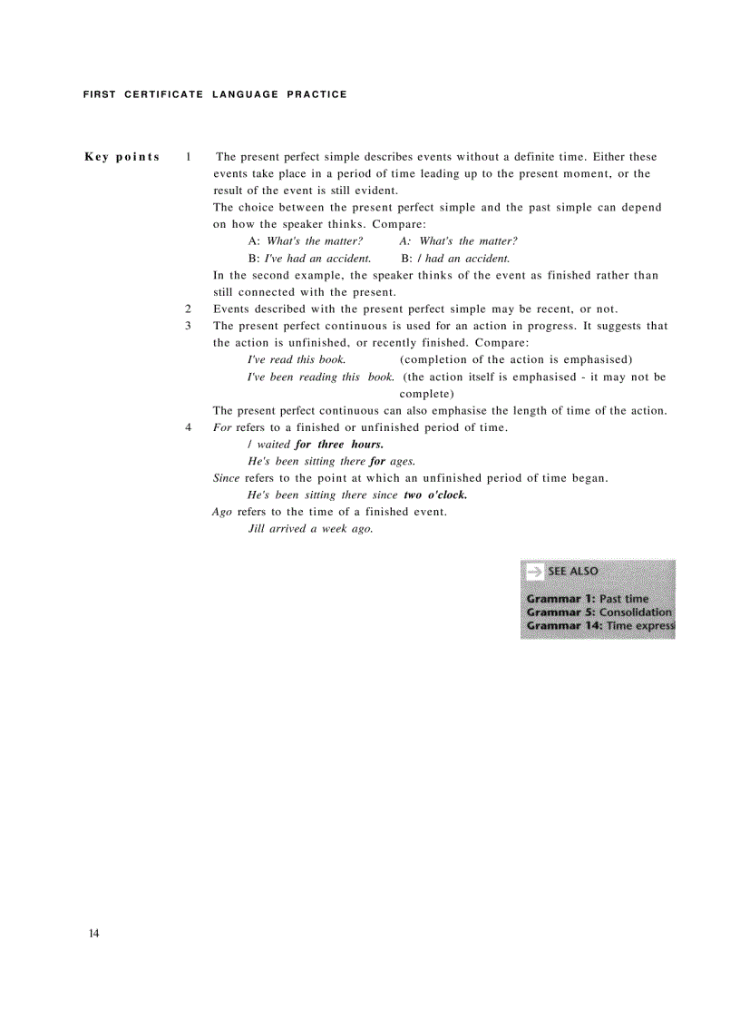 image for page First Certificate Language Practice