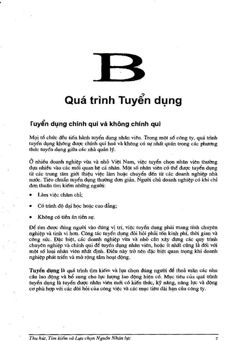 image for page Thu hút tìm kiếm và lựa chọn nguồn nhân lực