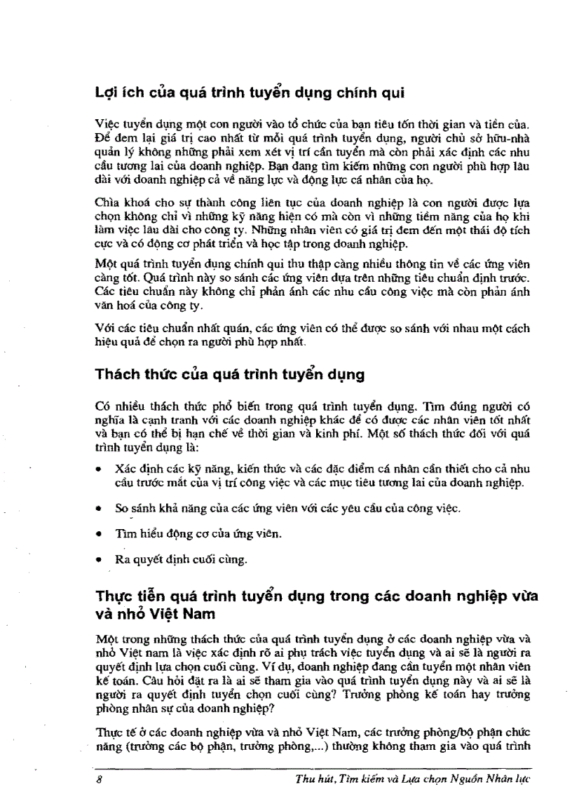 image for page Thu hút tìm kiếm và lựa chọn nguồn nhân lực