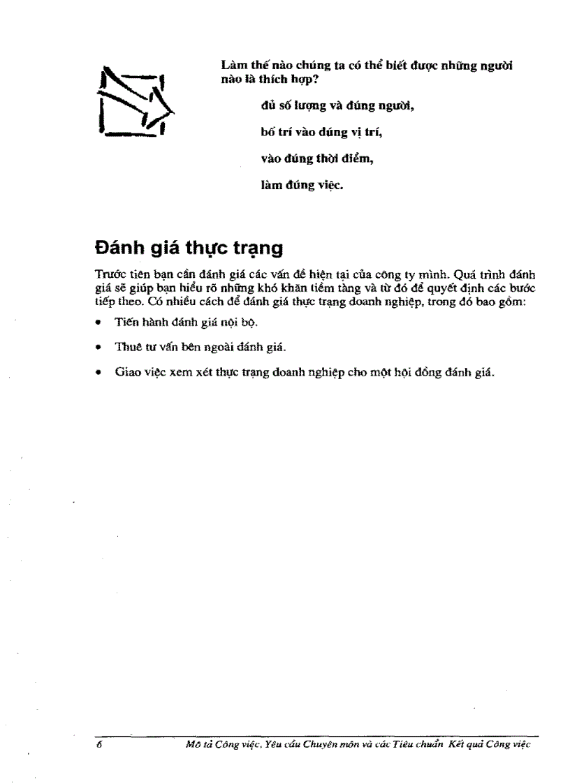 image for page Mô tả công việc yêu cầu chuyên môn và các tiêu chuẩn hoàn thành công việc