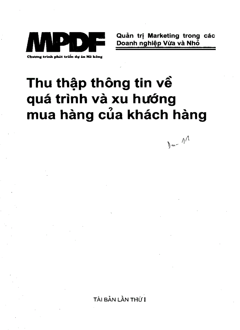 image for page Thu thập thông tin về quá trình và xu hướng mua của khách hàng