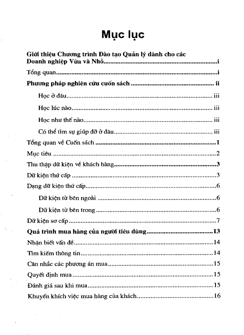 image for page Thu thập thông tin về quá trình và xu hướng mua của khách hàng