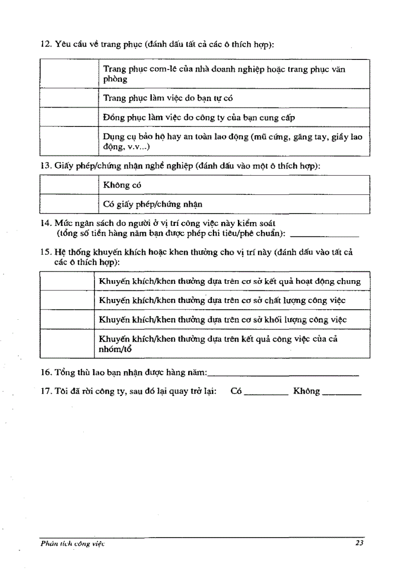 image for page Phân tích công việc