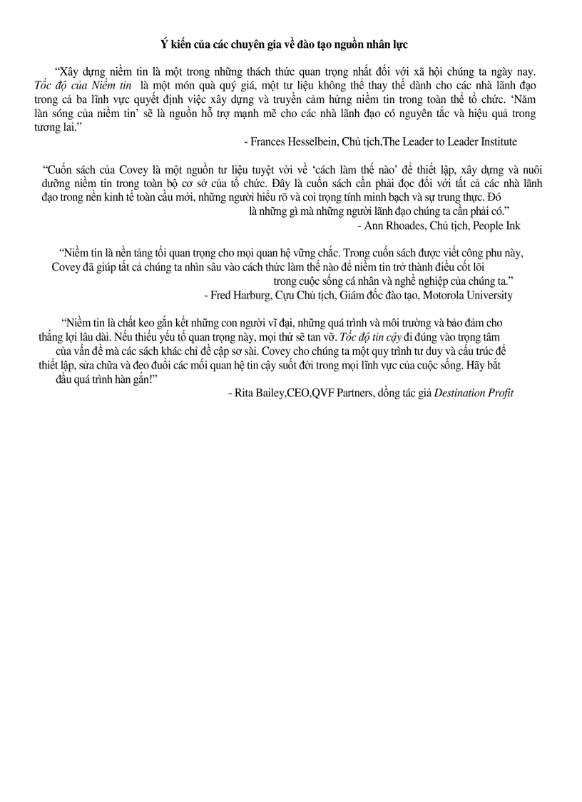 image for page Ebooks Tốc độ của niềm tin The Speed Of Trust