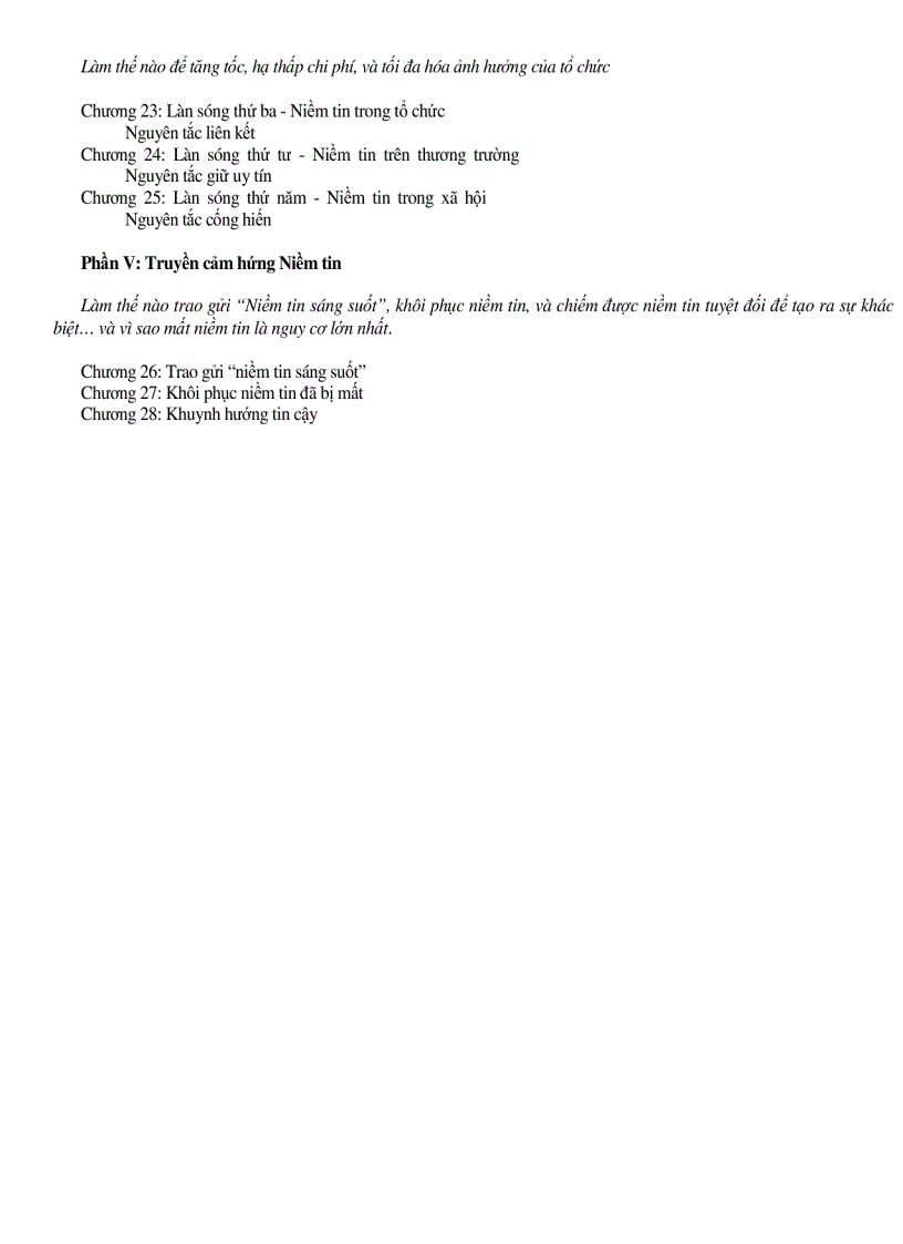 image for page Ebooks Tốc độ của niềm tin The Speed Of Trust