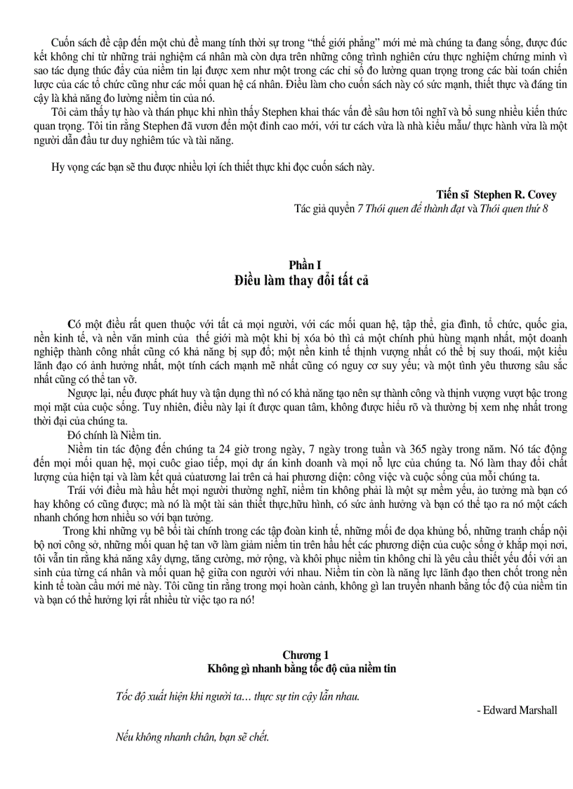 image for page Ebooks Tốc độ của niềm tin The Speed Of Trust