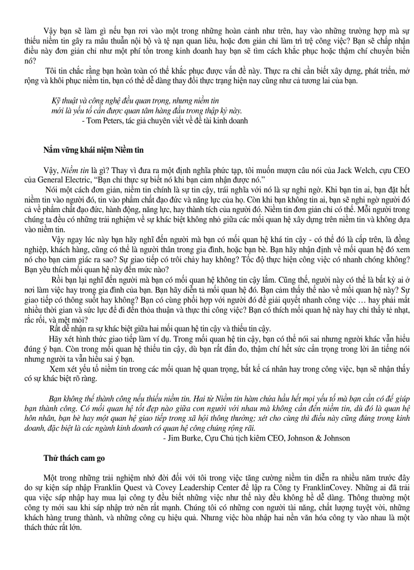 image for page Ebooks Tốc độ của niềm tin The Speed Of Trust