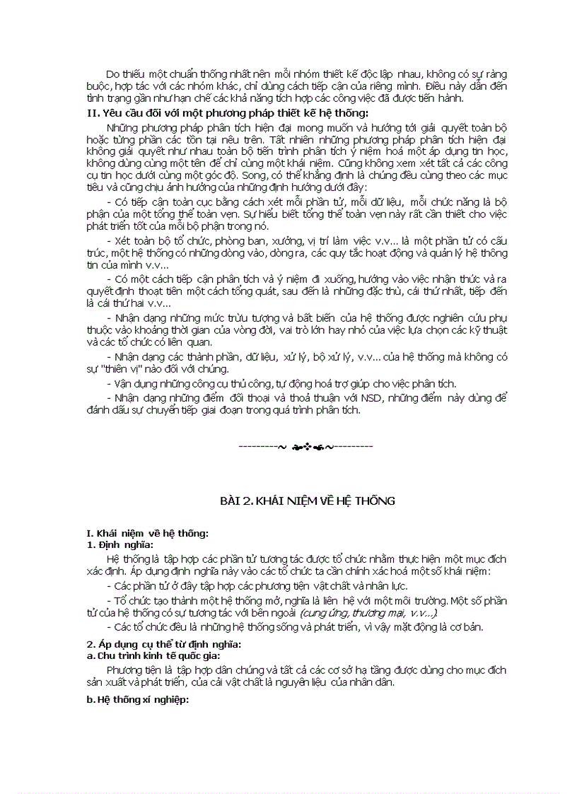 image for page Phân tích thiết kế hệ thống thông tin quản lý