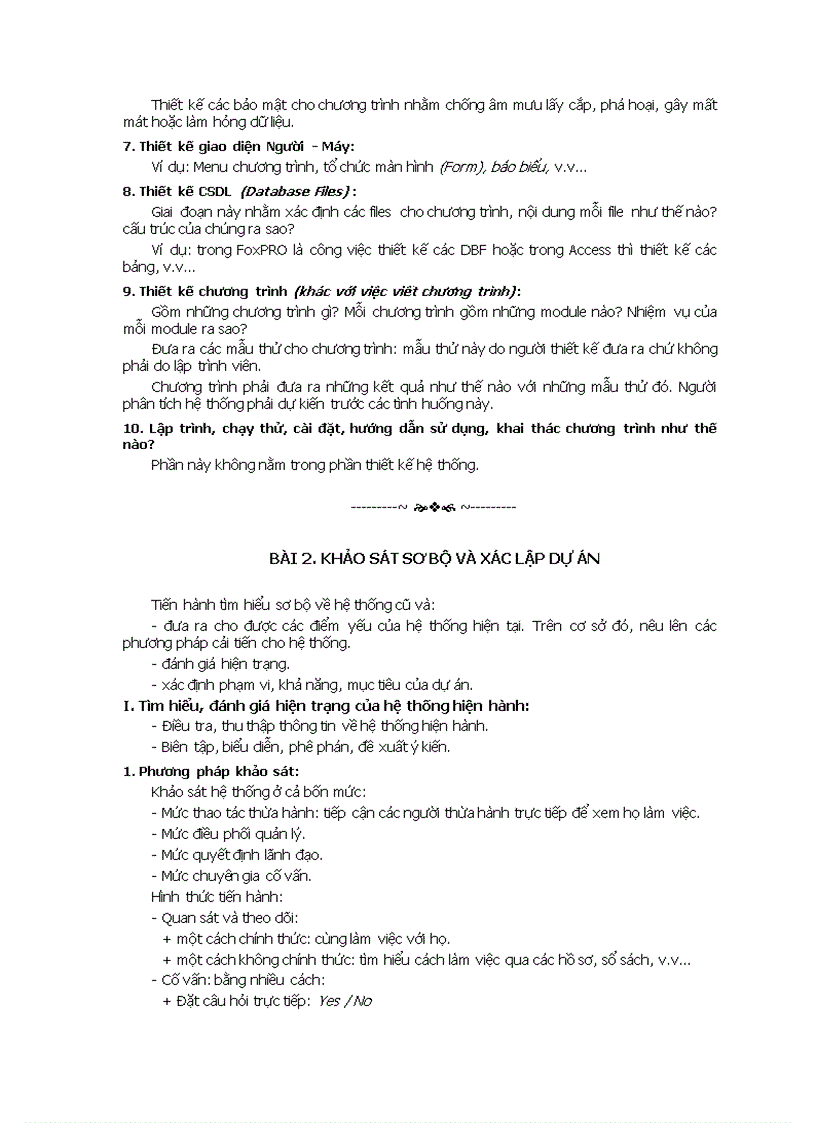 image for page Phân tích thiết kế hệ thống thông tin quản lý