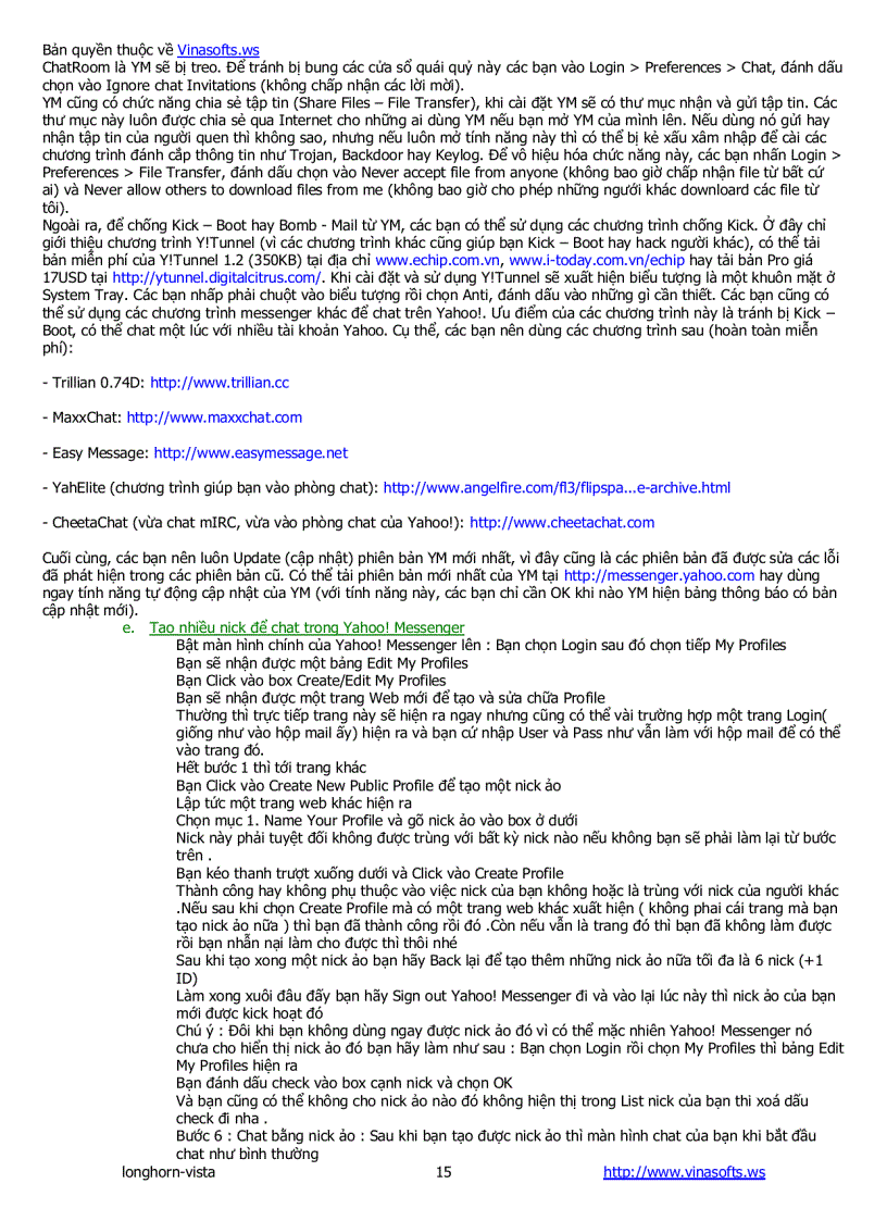 image for page Sổ tay Yahoo