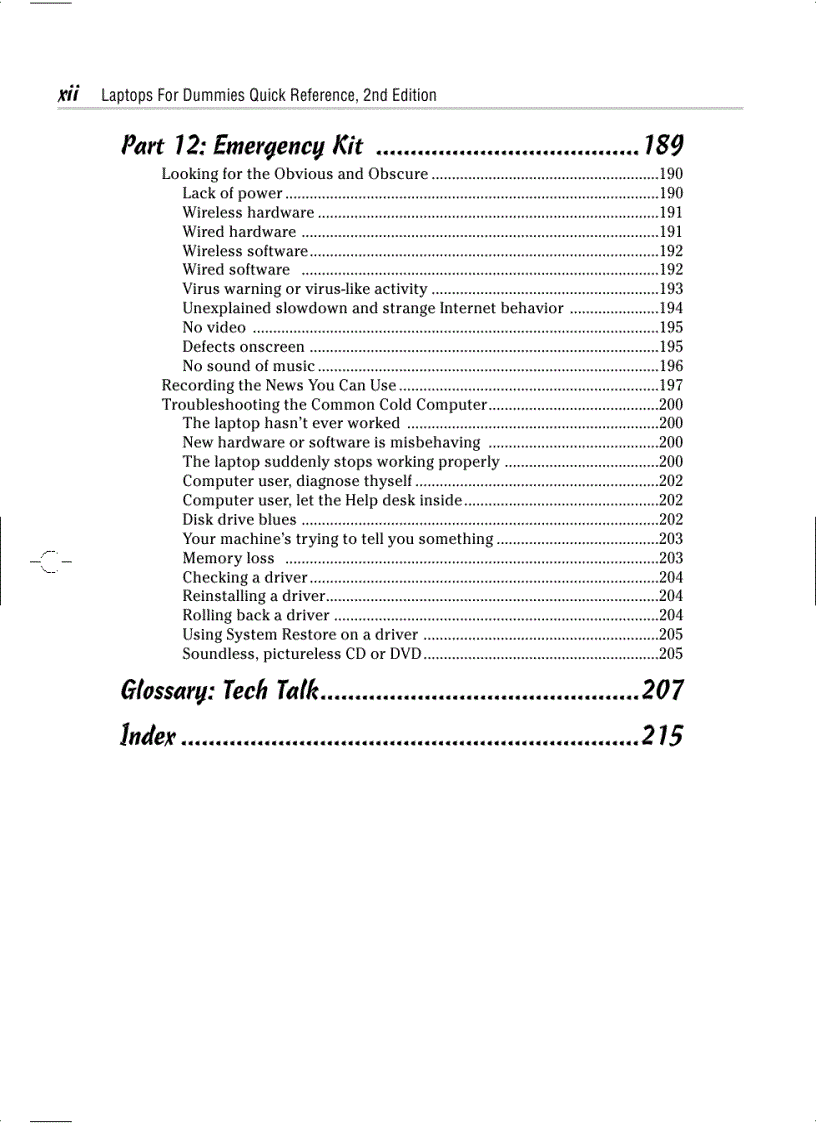 image for page Laptops For Dummies Quick Reference 2nd Edition