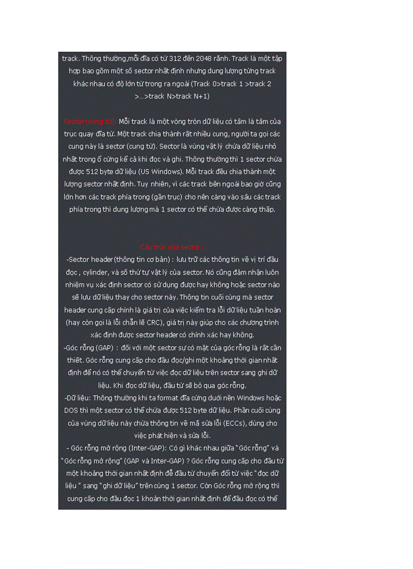 image for page Tổng quan về ổ cứng