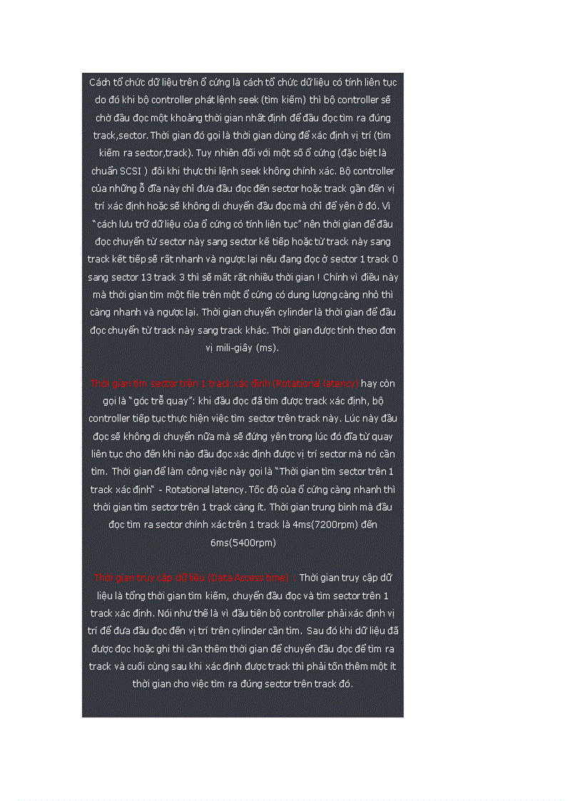 image for page Tổng quan về ổ cứng