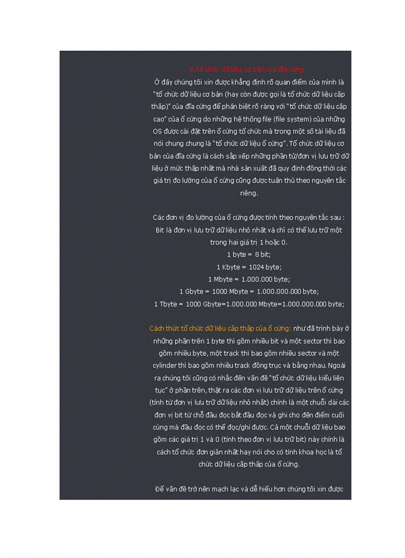 image for page Tổng quan về ổ cứng