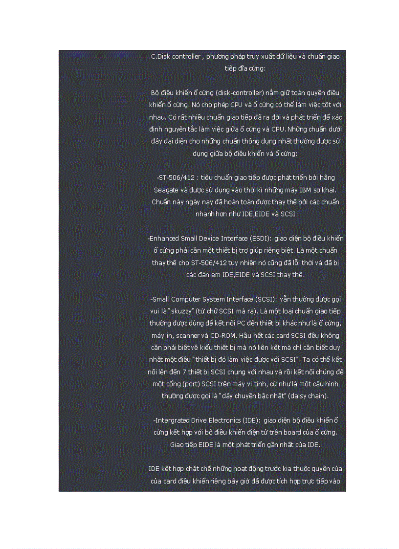 image for page Tổng quan về ổ cứng